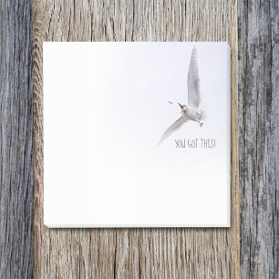 Grappige meeuw, je hebt deze Motivatie Franse frit Post-it® Notes