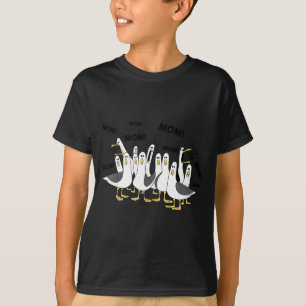 Grappige meeuw moeder moeder oceaan leven moederda t-shirt