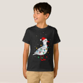 Grappige meeuw vogel kerst dierliefhebber t-shirt (Voorkant volledig)