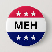 GRAPPIGE MEH AMERIKAANSE PRESIDENTSVERKIEZINGEN 20 RONDE BUTTON 7,6 CM (Voorkant)
