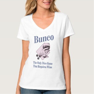 Grappige meisjes avond uit wijn Bunco T-shirt