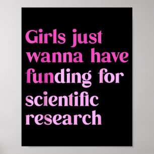 Grappige Meisjes Hebben Gewoon Financiering Voor W Poster