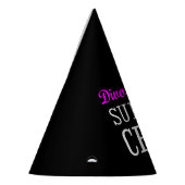 Grappige Meisjes Night Out steun crew Echtscheidin Feesthoedjes (Links)