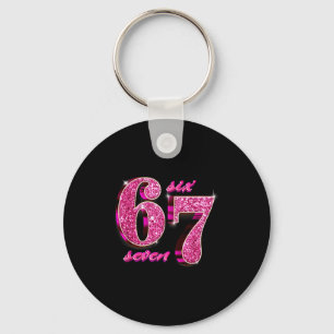 Grappige Meisjes Nk Coquette 67 Zes Zeven Meme Bra Sleutelhanger