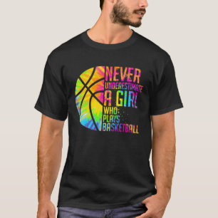 Grappige meisjes onderschatten nooit een meisje da t-shirt
