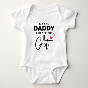 Grappige meisjes papa woord kunst romper