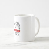 Grappige meisjes probleem ik heb niets te Draag Koffiemok (Voorkant rechts)