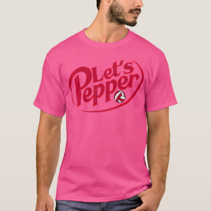 Grappige Meisjes Volleybal Let's Pepper Praktijk T T-shirt
