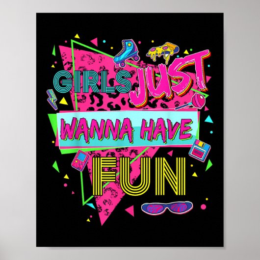 Grappige meisjes willen gewoon lol hebben Geweldig Poster (Voorkant)