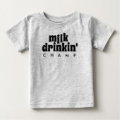 Grappige Melk Drinkende Kampioen (Voorkant)