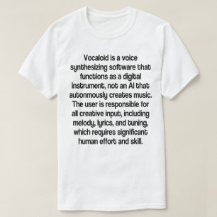 Grappige melodische humor muziek grappige quote t-shirt