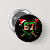 Grappige Meme 67 Kerstmis Verkoop Ijs Mannen Jonge Ronde Button 5,7 Cm (Voorkant /achterkant)
