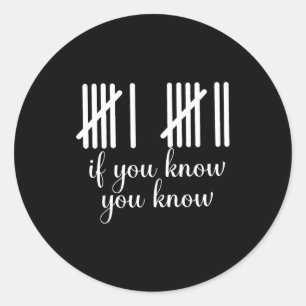 Grappige Meme 67 Zes Zeven Als Je Weet Wat Je Weet Ronde Sticker