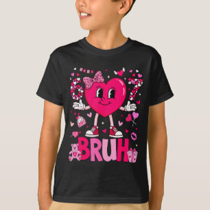 Grappige Meme 67 Zes Zeven Bruh Valentijnshart Vro T-shirt