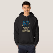 grappige meme 6 7 hoodie (Voorkant volledig)