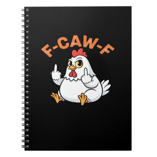 Grappige Meme F-Caw-F Kip Notitieboek (Voorkant)