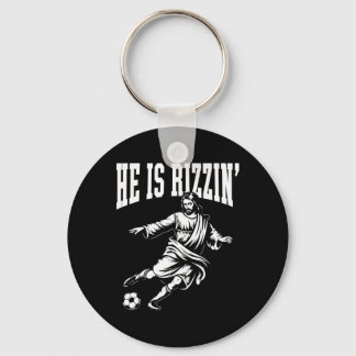 Grappige Meme God Christelijke Kerstmis Hij Is Riz Sleutelhanger