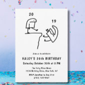 Grappige Meme Humor Eenvoudig Zwart Wit 20e Verjaa Kaart