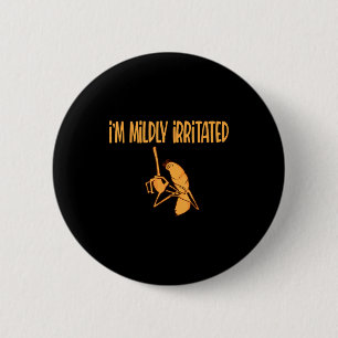 Grappige Meme Ik Ben Lichtelijk Geïrriteerd Marcus Ronde Button 5,7 Cm