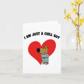 Grappige Meme Ik Ben Net Een Kille Kerel Valentijn Kaart (Gele Bloem)