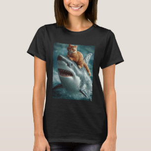 Grappige Meme Ik Hou Van Katten Ik Hou Van Haaien  T-shirt