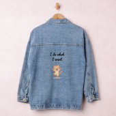 Grappige Meme-illustratie Denim Jack Jacket (Hangar)