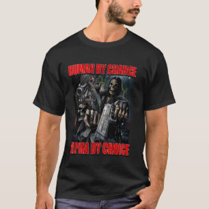 Grappige meme menselijk door toeval alfa door keuz t-shirt