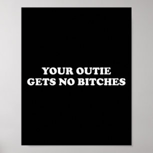 Grappige meme ontslagvergoeding uw outie krijgt ge poster