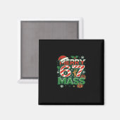 Grappige Meme Prettig 67 M Suikerstok Kerst Nummer Magneet (Voorkant / Achterkant)