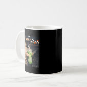 Grappige meme pug drinkt mojito lime munt koffiemok (Voorkant links)