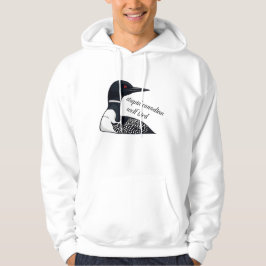 Grappige Meme Stomme Canadese Wolf Vogel Hoodie