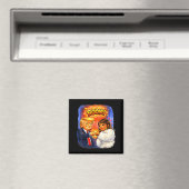 Grappige meme trump & nicki high five voor de lol magneet (Insitu (Vaatwasser))