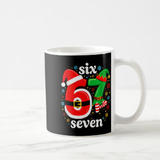 Grappige Meme Zes Zeven 67 Elf 6 7 Kerstman Kerstm Koffiemok