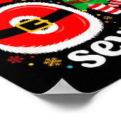 Grappige Meme Zes Zeven 67 Elf 6 7 Kerstman Kerstm Poster (Hoek)