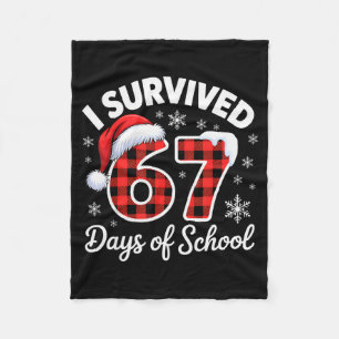 Grappige Meme Zes Zeven Kerst Ik Heb 67 Dagen Over Fleece Deken