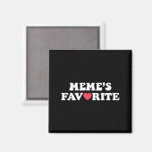 Grappige Meme's Favoriete Zoon Dochter Ik ben Meme Magneet (Voorkant / Achterkant)