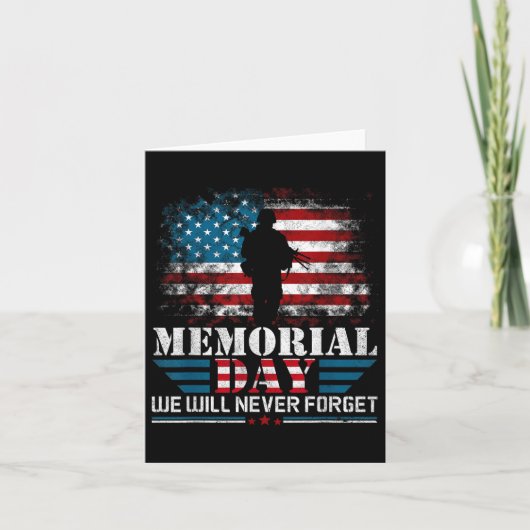 Grappige Memorial Day Kaart (Voorkant)