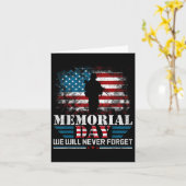 Grappige Memorial Day Kaart (Gele Bloem)