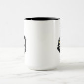 Grappige meneer en mevrouw, bruid skelet hand brui mok (Midden)