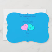 Grappige meneer en mevrouw harten kaart (Achterkant)