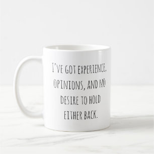 Grappige Meningsvolle Quote Sarcasme Humor Spreuk Koffiemok