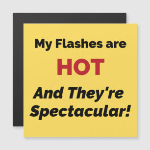 Grappige menopauze hete flitsmagneet Kaart