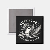 Grappige menopauze hete flitsmagneet magneet (Voorkant / Achterkant)