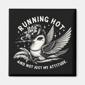 Grappige menopauze hete flitsmagneet magneet (Voorkant)