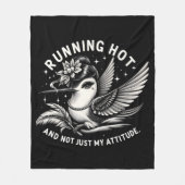 Grappige menopauze hot flash deken (Voorkant)