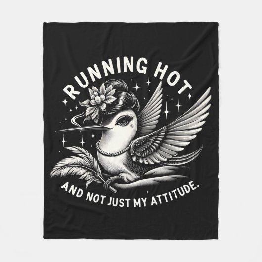 Grappige menopauze hot flash deken (Voorkant)