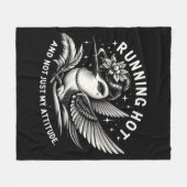 Grappige menopauze hot flash deken (Voorkant (Horizontaal))