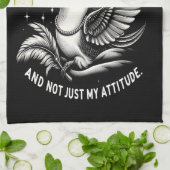 Grappige Menopauze Hot Flash Keuken Handdoek (Gevouwen)