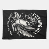 Grappige Menopauze Hot Flash Keuken Handdoek (Horizontaal)