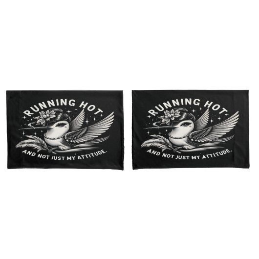 Grappige menopauze hot flash Kussenslopen (Voorkant-Set)